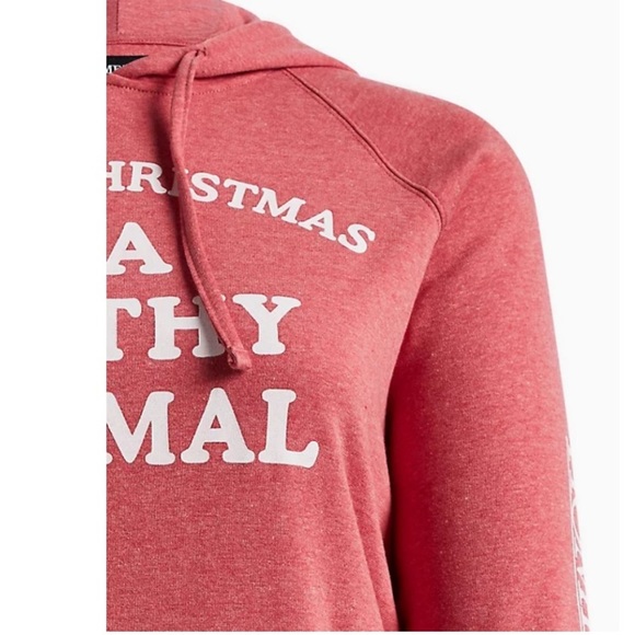 TORRID NWT HOME ALONE COZY FLEECE HOODIE - Picture 2 of 6